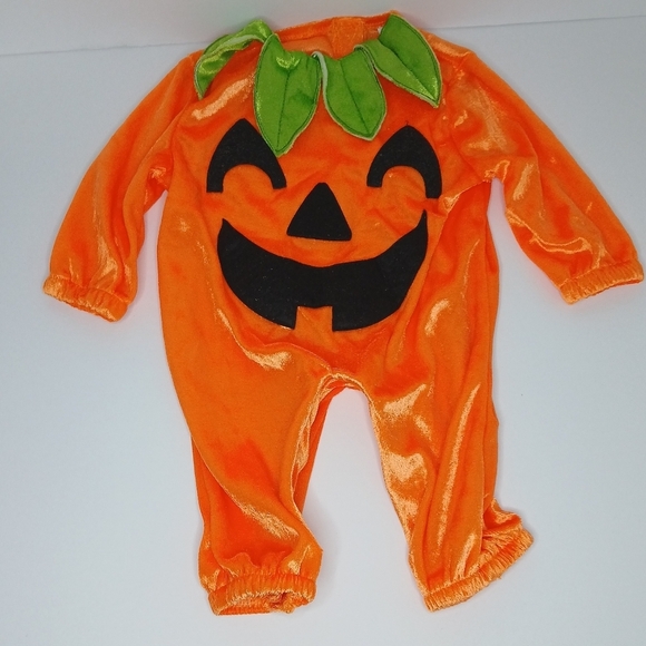 Cute As A Pumpkin 2 Piece Halloween Custom 0-6 months - Picture 2 of 9